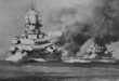 italian battleships firing
