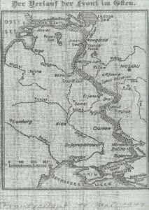 world war ii eastern front map of german front