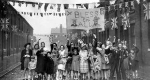 ve day manchester 1945