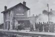 bernieres sur mer train station german soldiers
